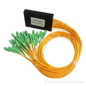 1x32 Single-mode PLC Splitter with SC/PC Connector and 3.0mm Cable for FTTH